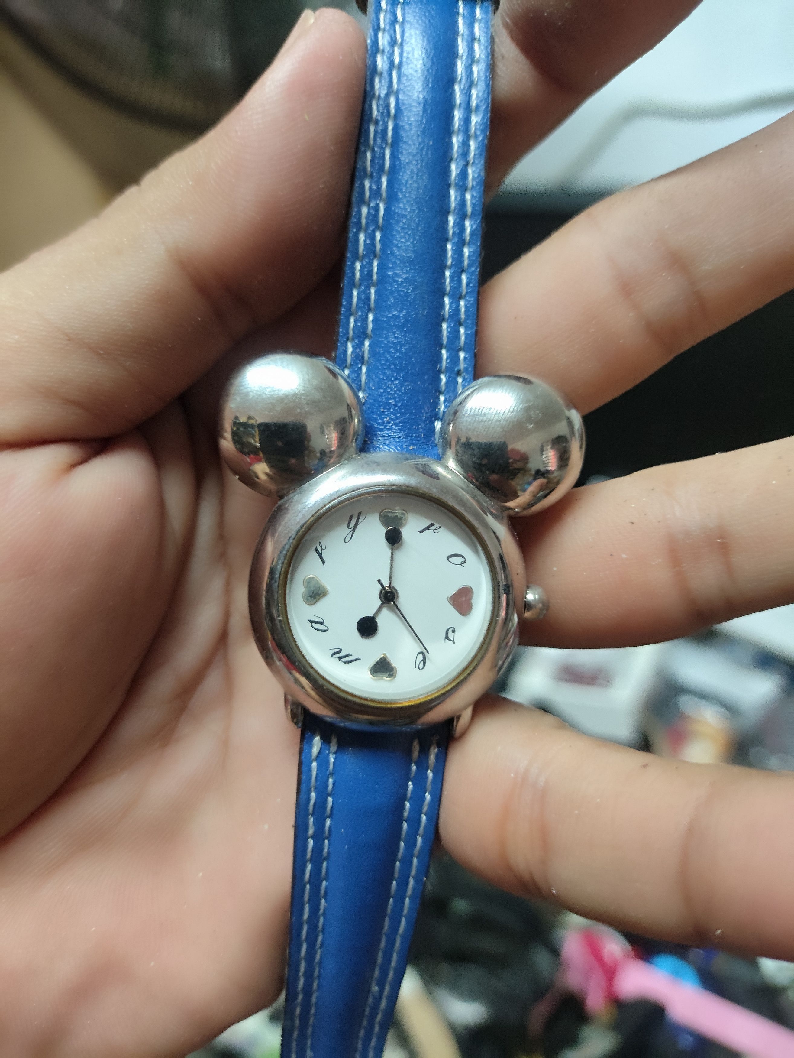 Mickey Mouse Vintage Mickey Mouse Solid Steel Watch JAPAN MADE Size ONE SIZE - 3 Thumbnail