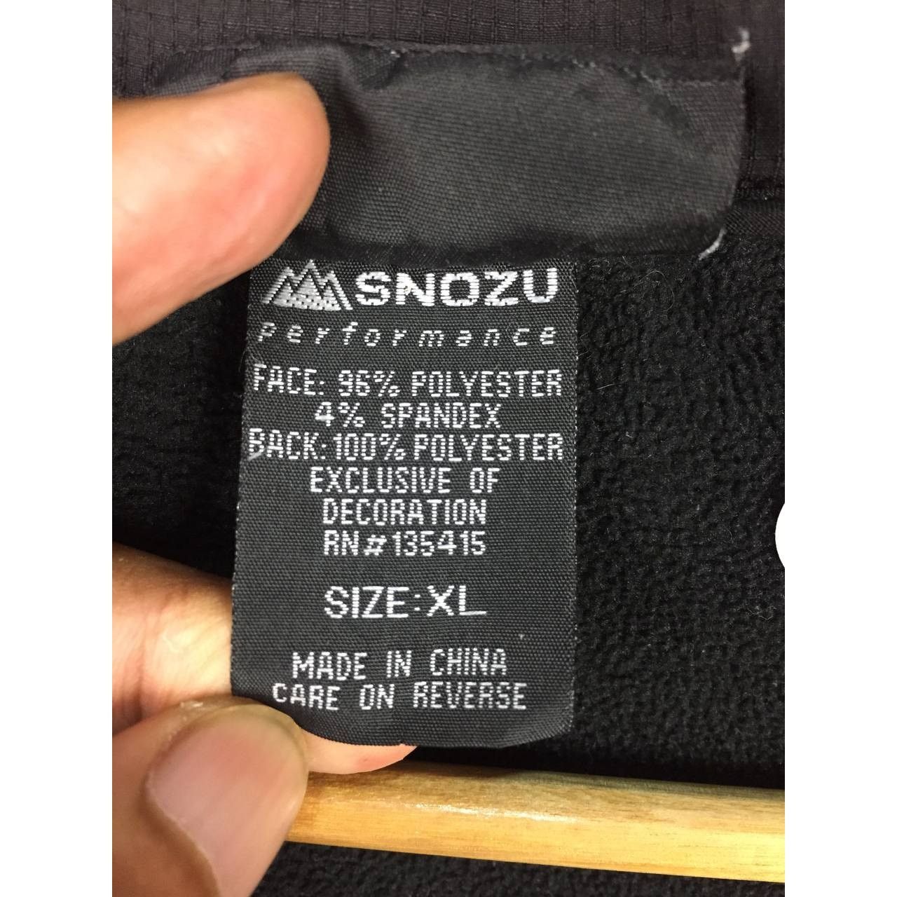 Vintage Snozu Performance Full Zip Fleece Lined Soft Shell Jacket Size US XL / EU 56 / 4 - 16 Thumbnail