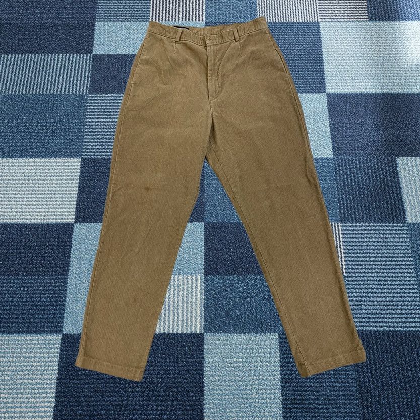 Lands' End VINTAGE Lands' End Brown Corduroy Dress Pants Women 12 Regular 29X30 Dress Pants Women's 12 Brown Corduroy Straight Leg Size 34" / US 12 / IT 48 - 1 Thumbnail