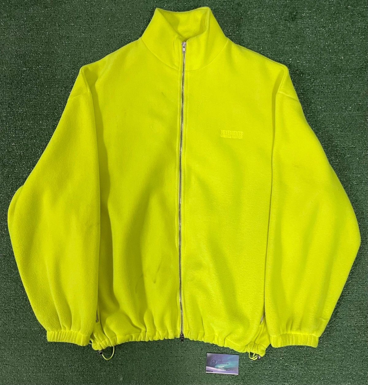 Vetements Vetements flou yellow fleece zip up jacket Size US XL / EU 56 / 4 - 1 Thumbnail
