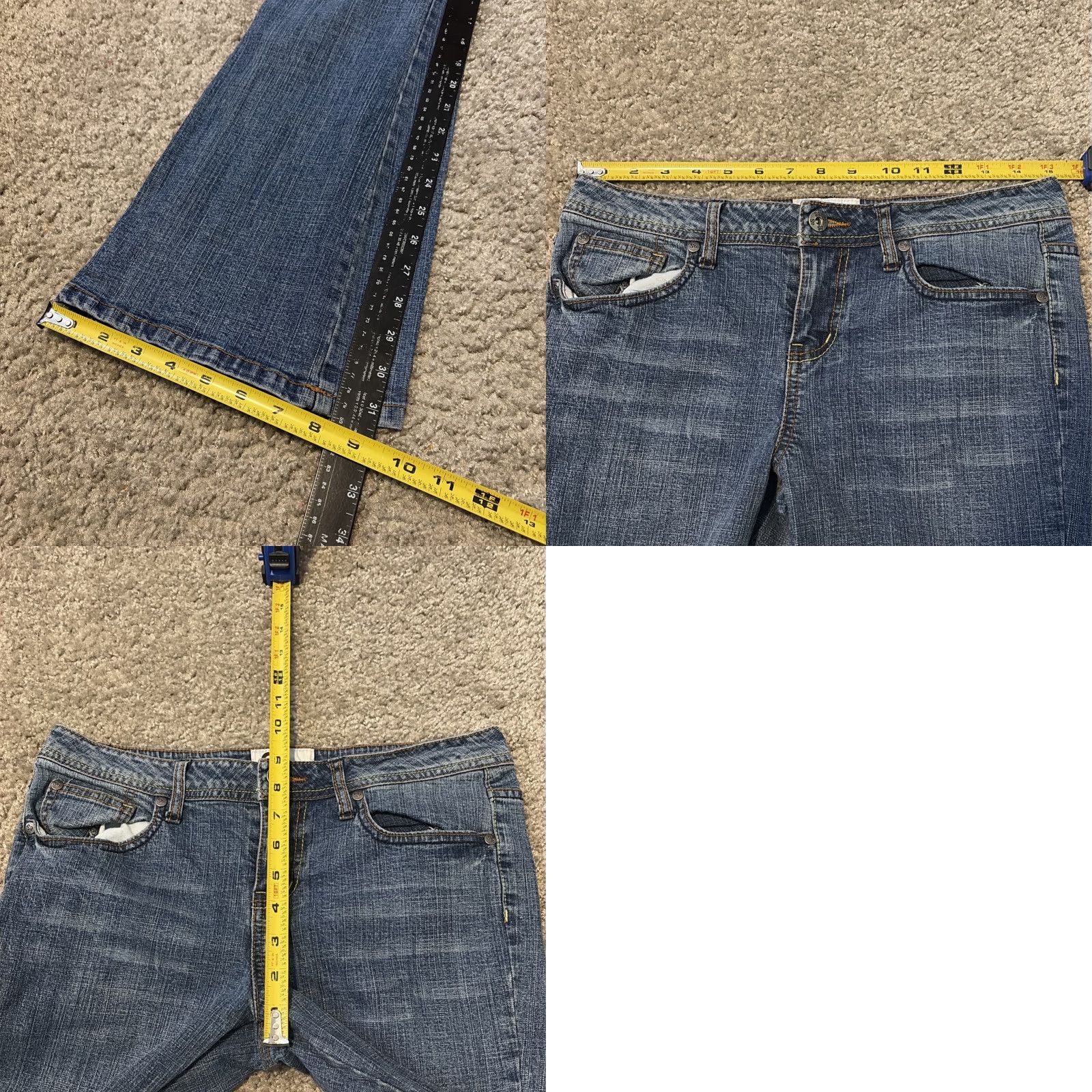 J Brand SO Brand Jeans Bootcut Flare Denim Blue 8 Regular Women Pants 30x31 Size 30" / US 8 / IT 44 - 8 Thumbnail