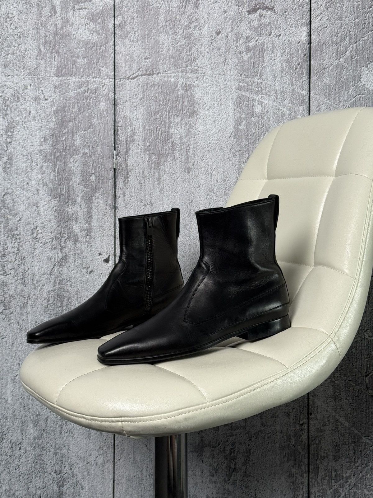 Dior × Hedi Slimane SS07 DIOR HOMME HEDI SLIMANE HEEL DERBY SHOES
