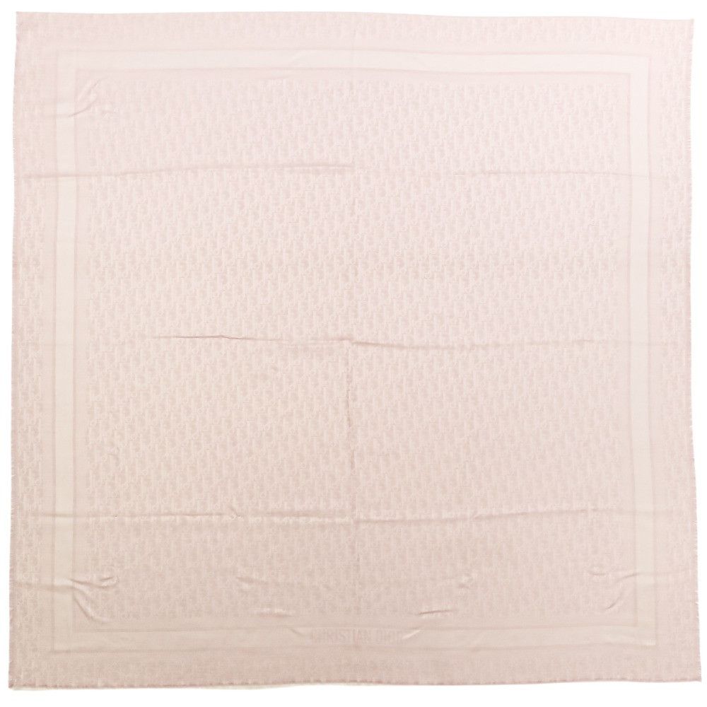 Dior Dior Christian Dior Oblique Large Wool Silk Shawl Others Shawl DUTY FREE for USA Size ONE SIZE - 1 Thumbnail