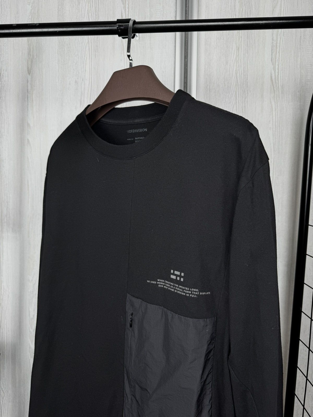 Riot Division Riot Division Vintage black patched pockets longsleeve Size US XL / EU 56 / 4 - 5 Thumbnail