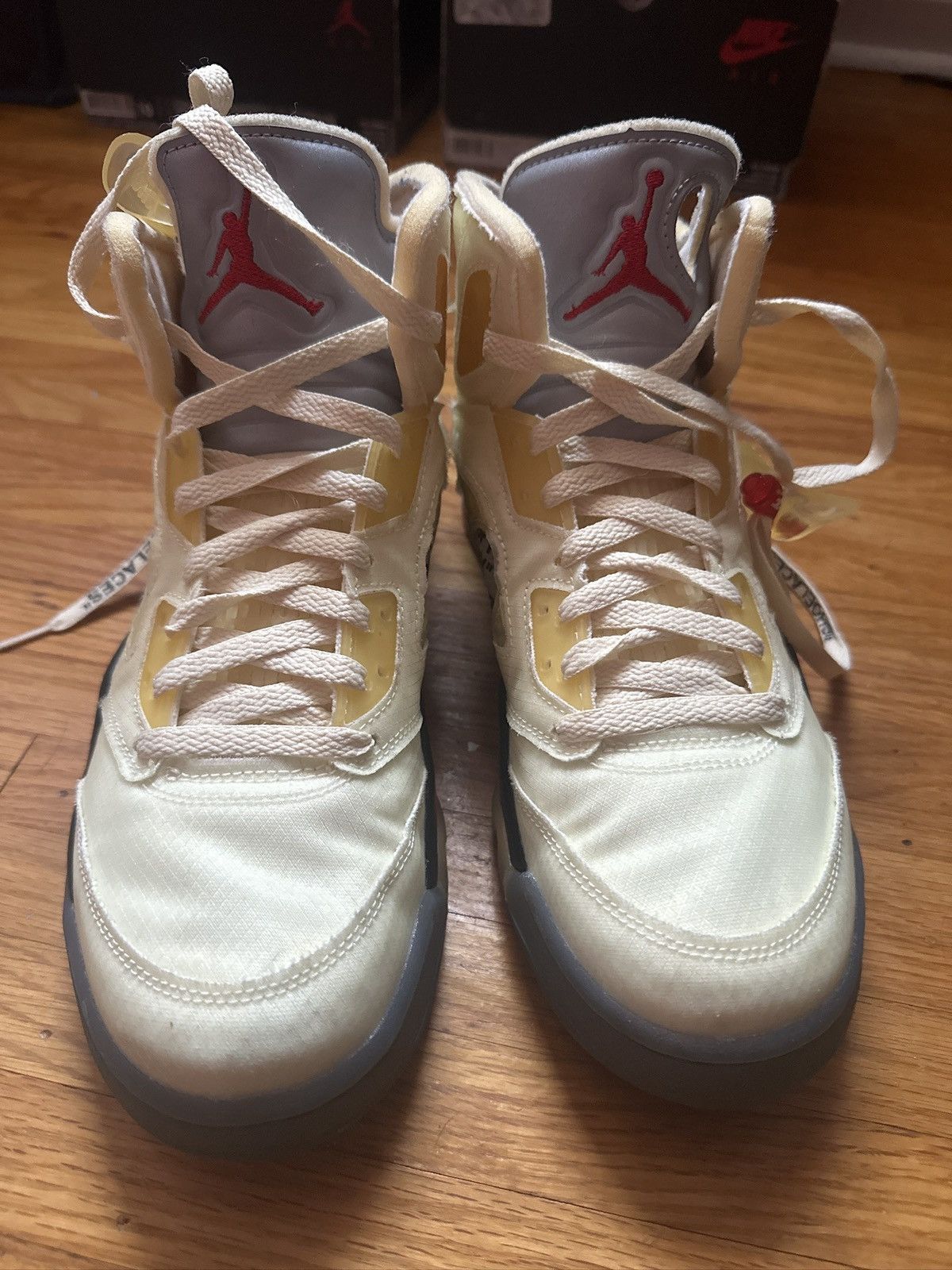 Nike Jordan 5 off white Size US 10 / EU 43 - 7 Thumbnail