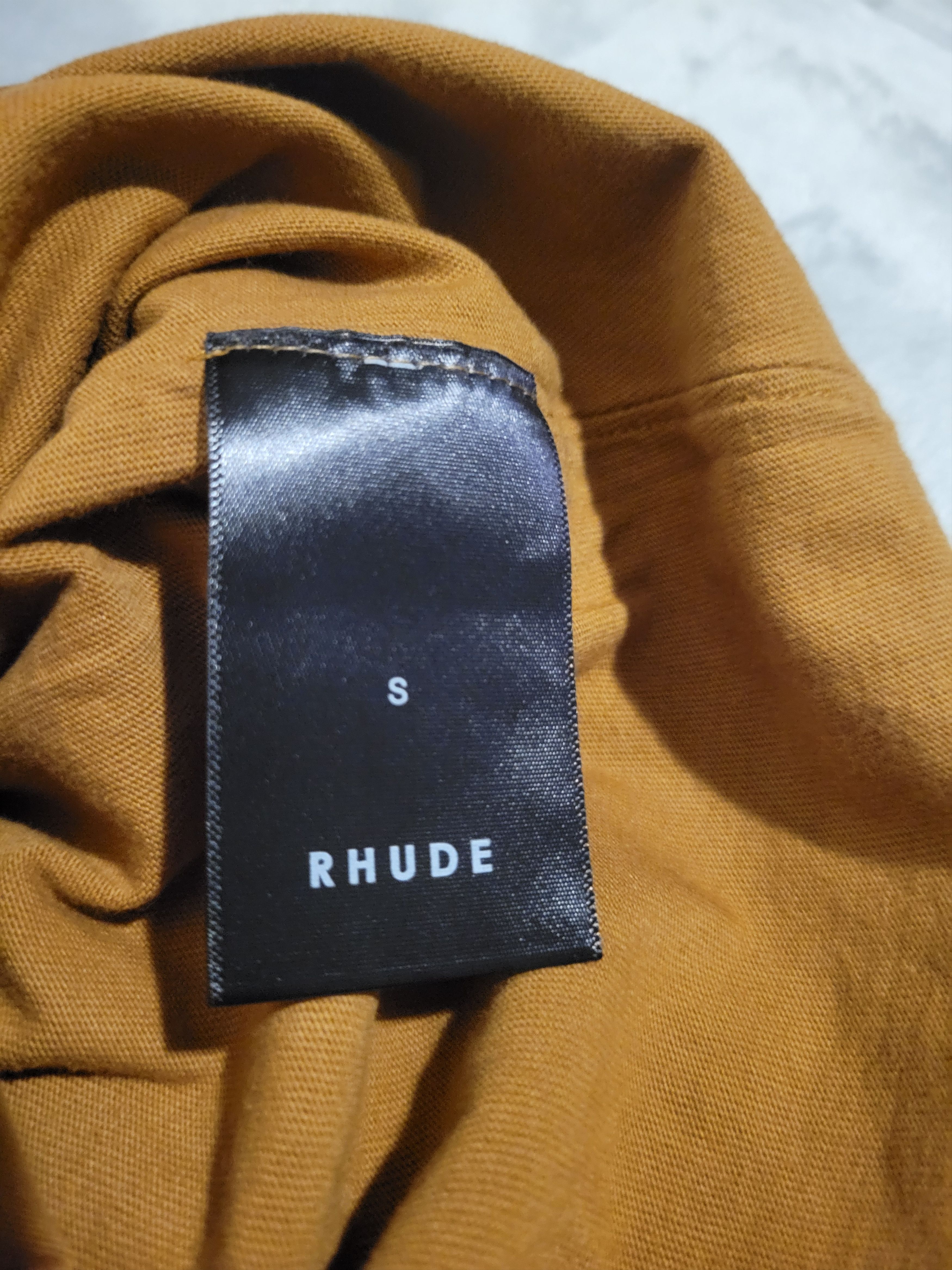 Rhude Rhude Reverse Tee - Camel -Oversized Small -Fits a Med -BNWT Size US S / EU 44-46 / 1 - 8 Thumbnail