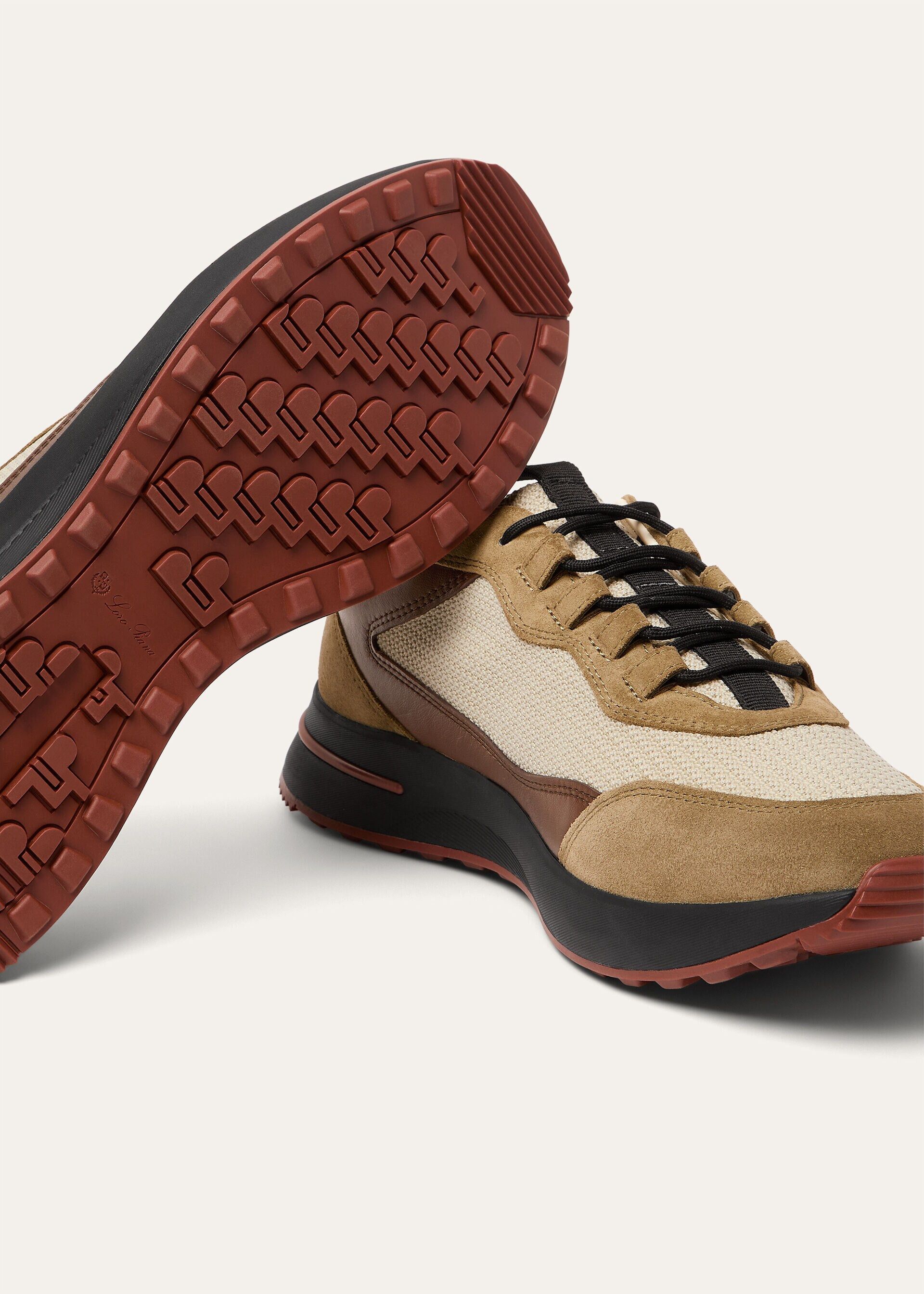 Loro Piana os11x0226 FAR1331 Week End Walk Low-Top Sneakers in Crest Size US 9 / EU 42 - 5 Thumbnail