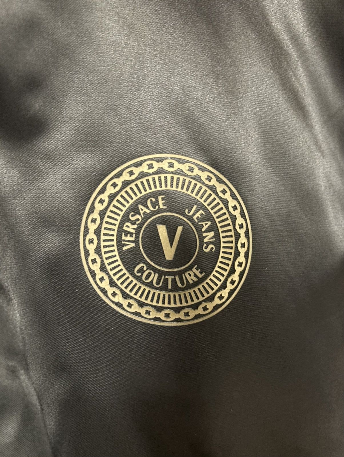 Versace Jeans Couture REVERSIBLE Versace Jeans Couture Bomber (Black/Gold) Size US L / EU 52-54 / 3 - 6 Thumbnail