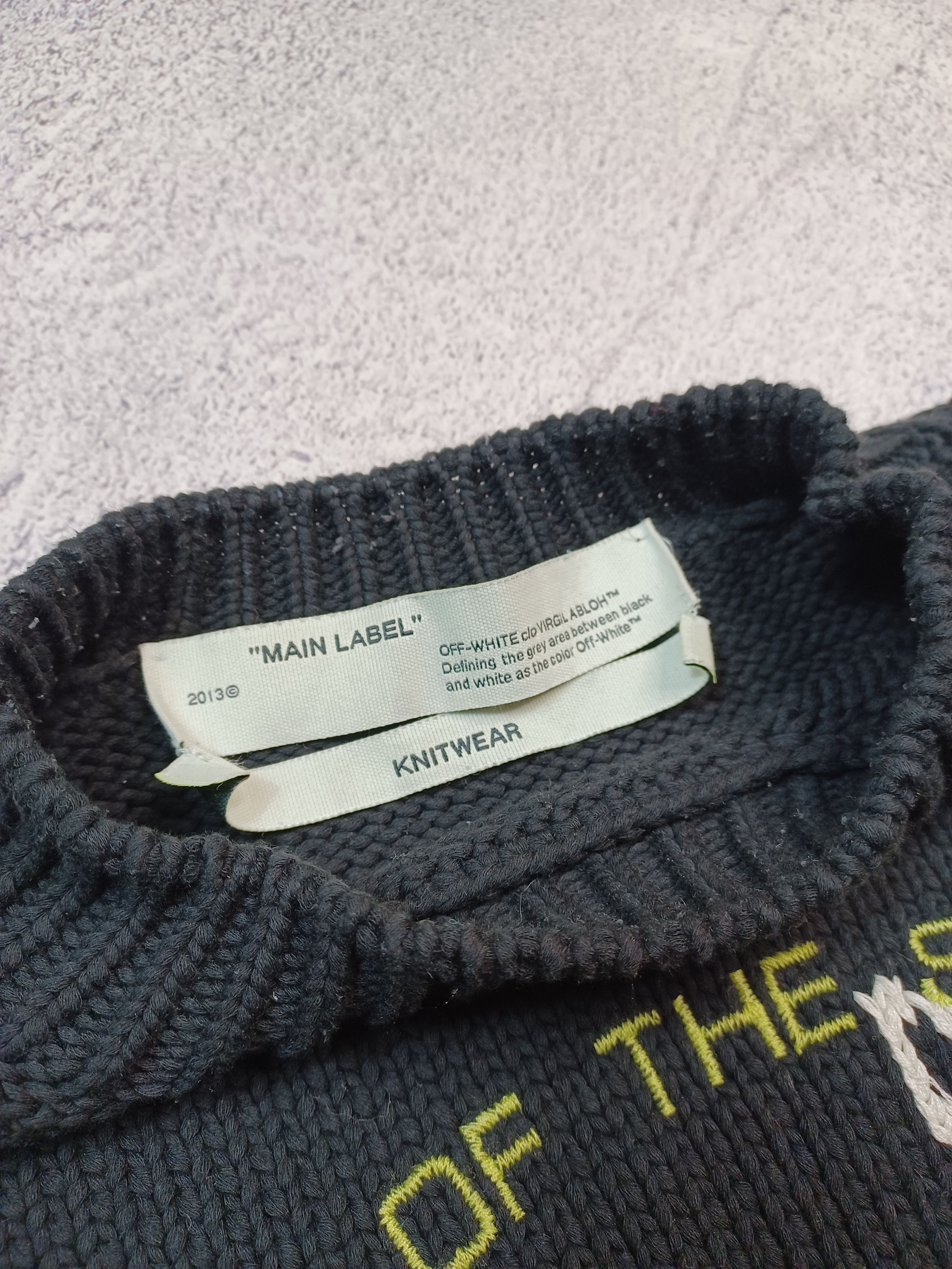 Off-White Off-White Black and Green Harry The Rabbit Sweater Size US S / EU 44-46 / 1 - 6 Thumbnail