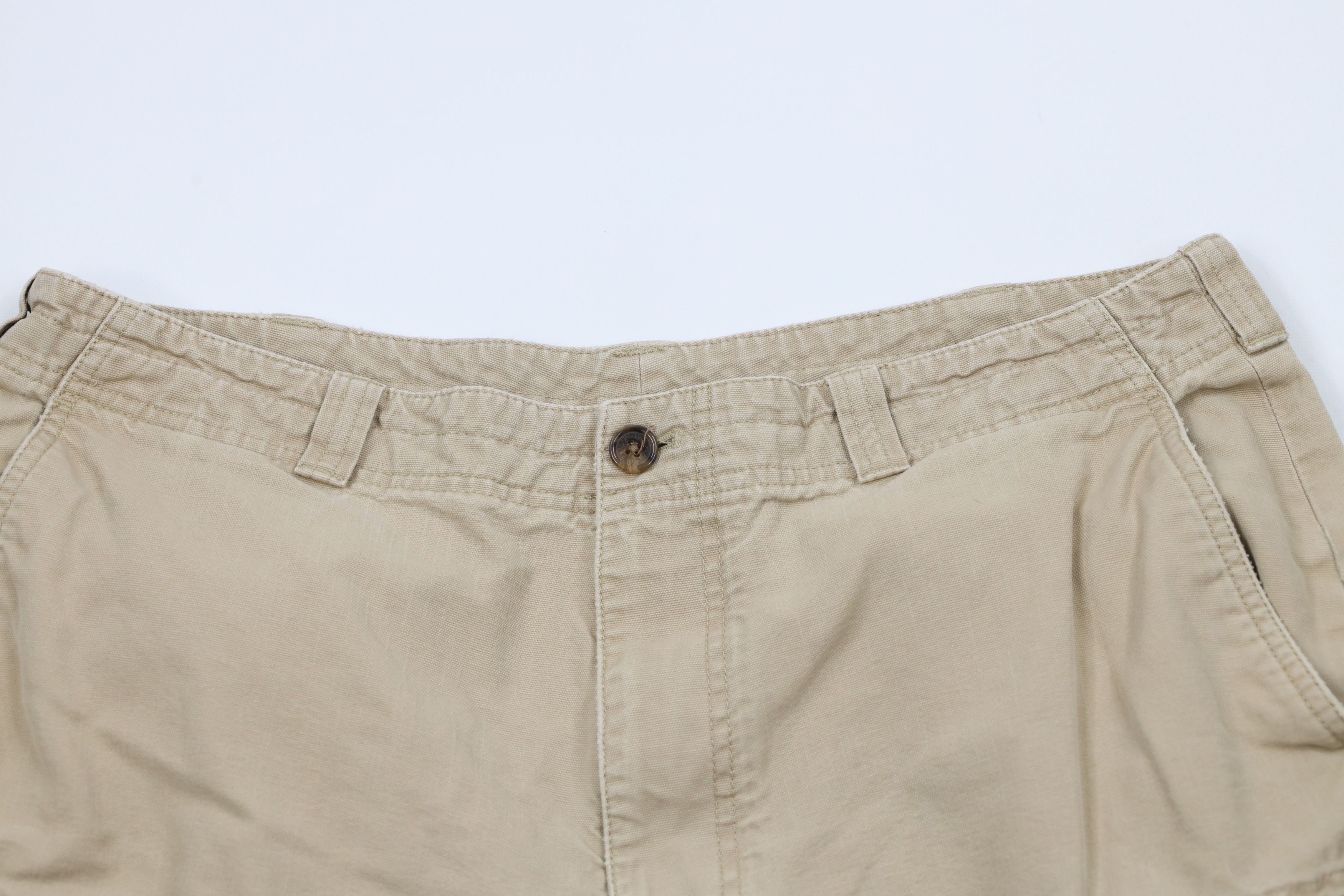 Brooks Brothers × Vintage Vintage Brooks Brothers Heavyweight Shorts Beige Cotton Size US 38 / EU 54 - 2 Thumbnail