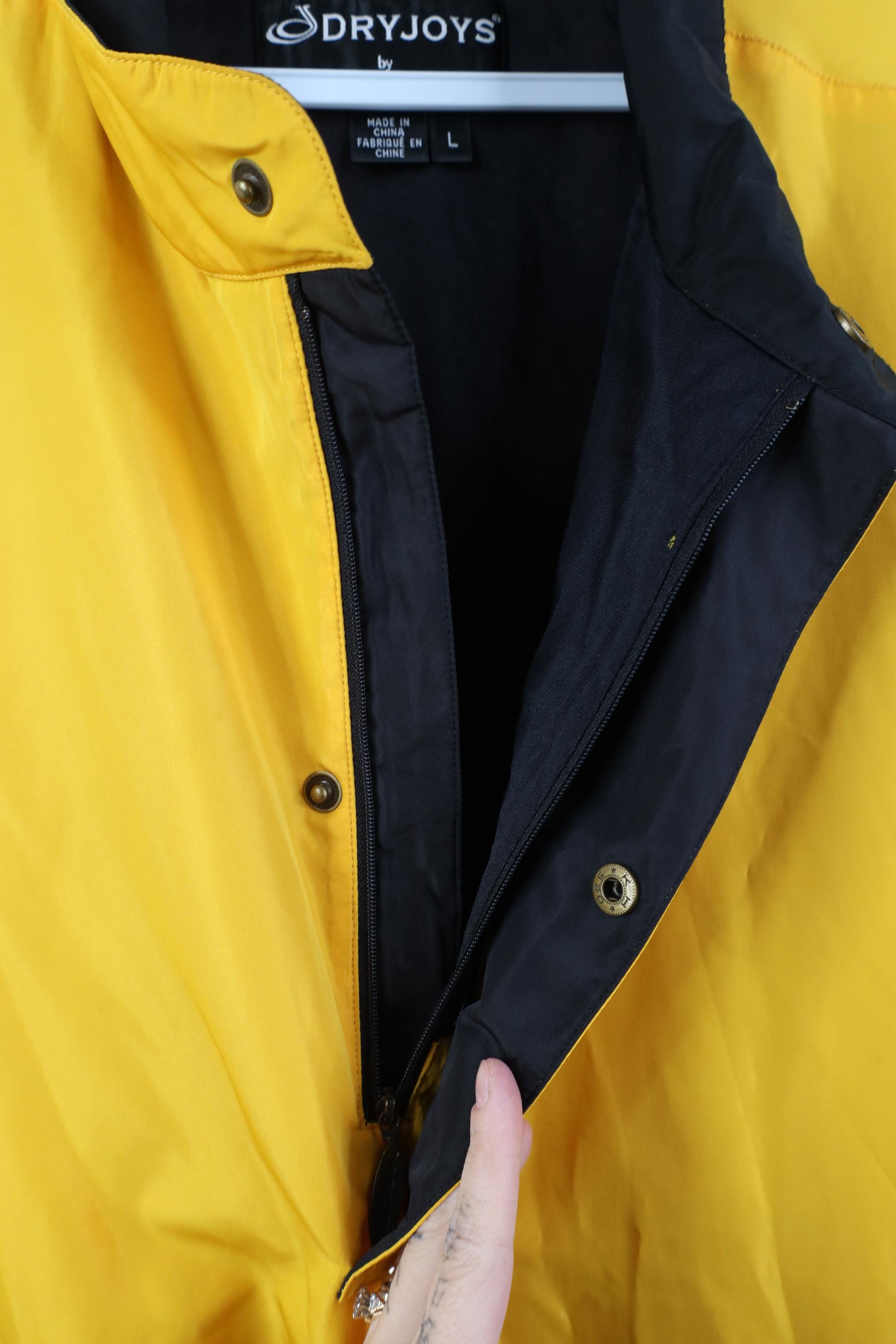 Footjoy FootJoy DryJoys Golfing Golf Rain Jacket Windbreaker Yellow Size US L / EU 52-54 / 3 - 6 Thumbnail