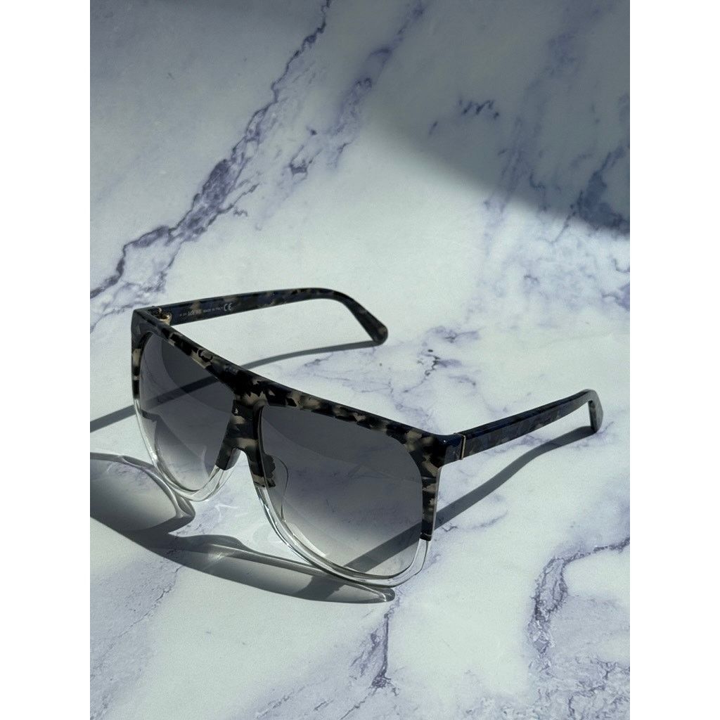 Loewe NEW Loewe LW40001F Filipa Sunglasses in Grey Blue Havana Size ONE SIZE - 3 Thumbnail