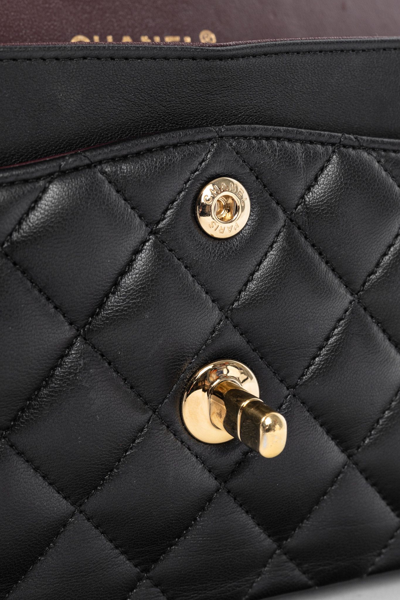 Chanel Chanel Small Classic Black Lambskin Quilted Double Flap Bag Size ONE SIZE - 11 Thumbnail
