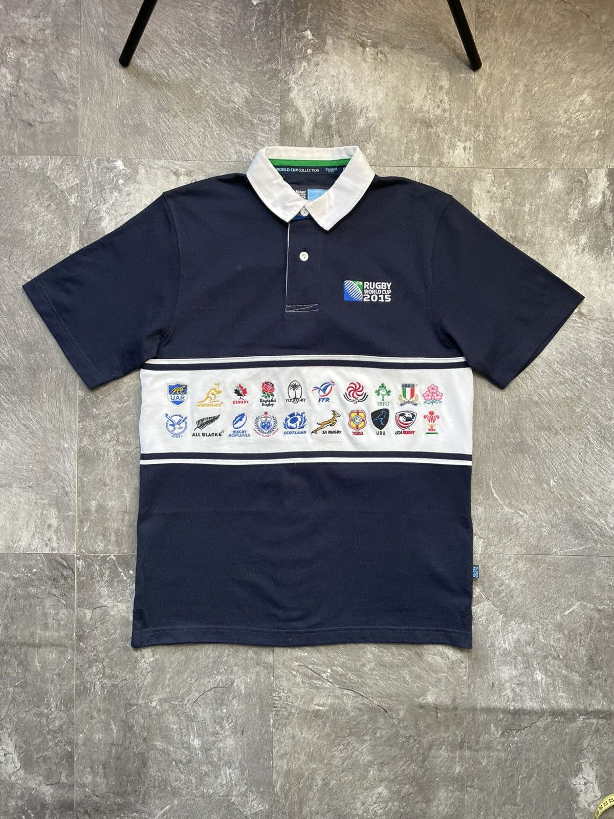 Vintage Rugby World Cup 2015 All Teams Shirt Oxford Men’s Size m Size US M / EU 48-50 / 2 - 1 Thumbnail