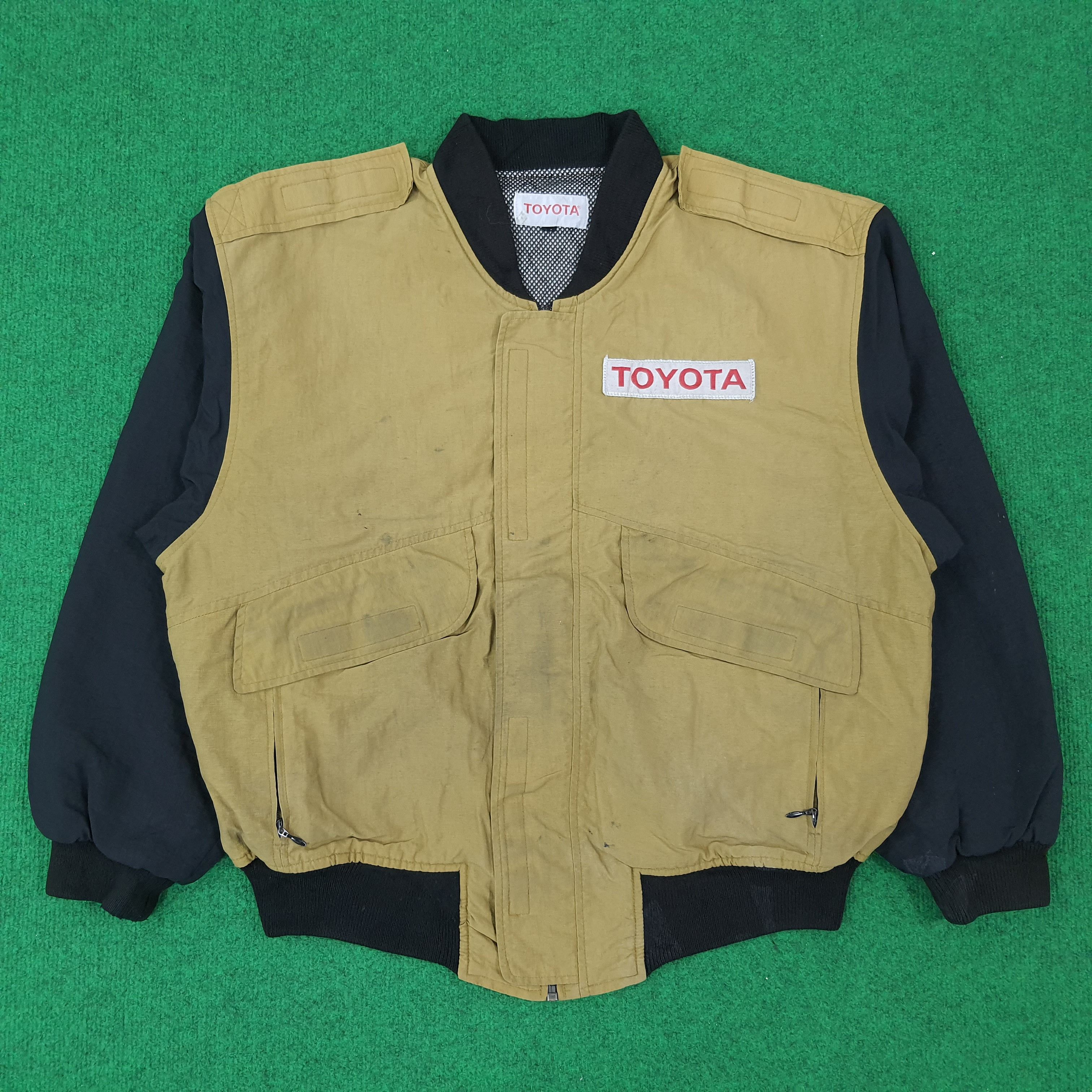 Other Vintage Toyota Japan Motorsports Racing Jacket C241N16 Size US L / EU 52-54 / 3 - 3 Thumbnail