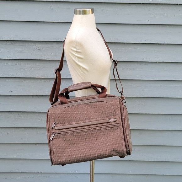 Tumi Tumi Brown Ballistic Nylon Accessory Carry-on Travel Crossbo Size ONE SIZE - 1 Thumbnail