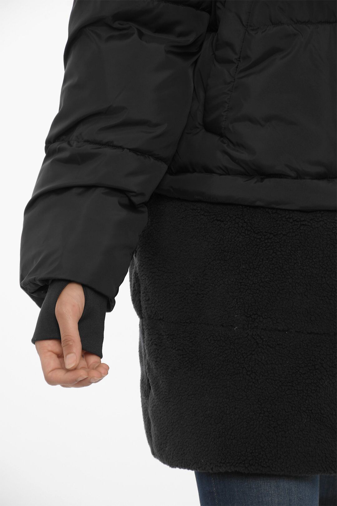 Ugg og1mm0824 Annabeth Jacket With Exrtractable Hood in Black Size L / US 10 / IT 46 - 4 Thumbnail