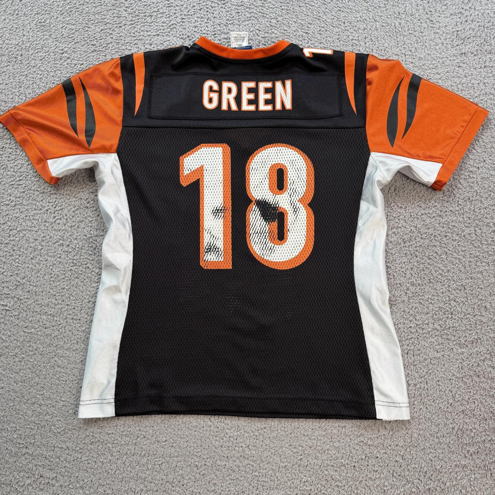 NFL Vintage Cincinnati Bengals AJ Green #18 NFL Jersey Womens M Size M / US 6-8 / IT 42-44 - 2 Thumbnail