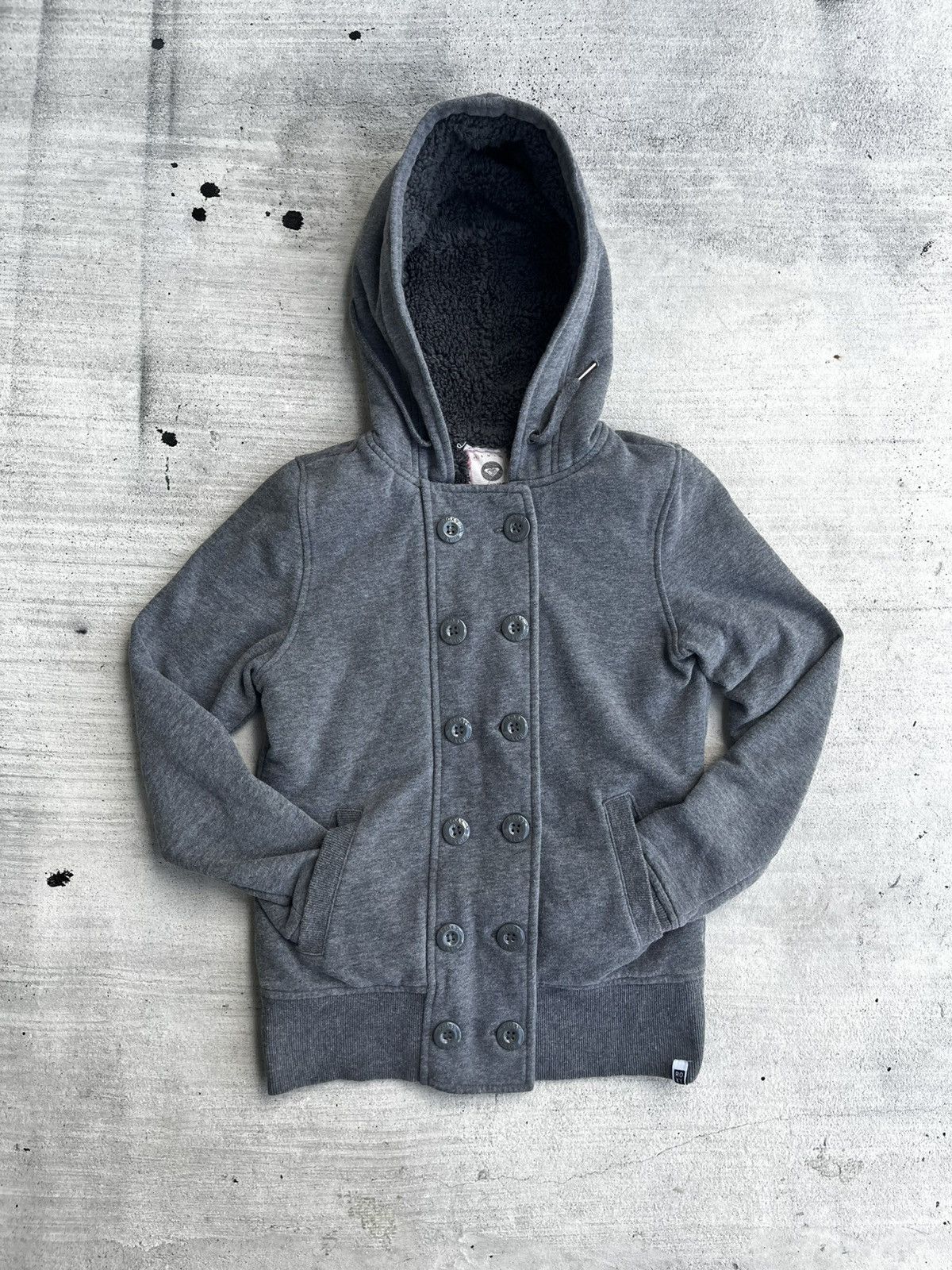 Japanese Brand Roxy Sherpa-Lined Hoodie - Size XS (Lightly Used) Size XS / US 0-2 / IT 36-38 - 1 Thumbnail