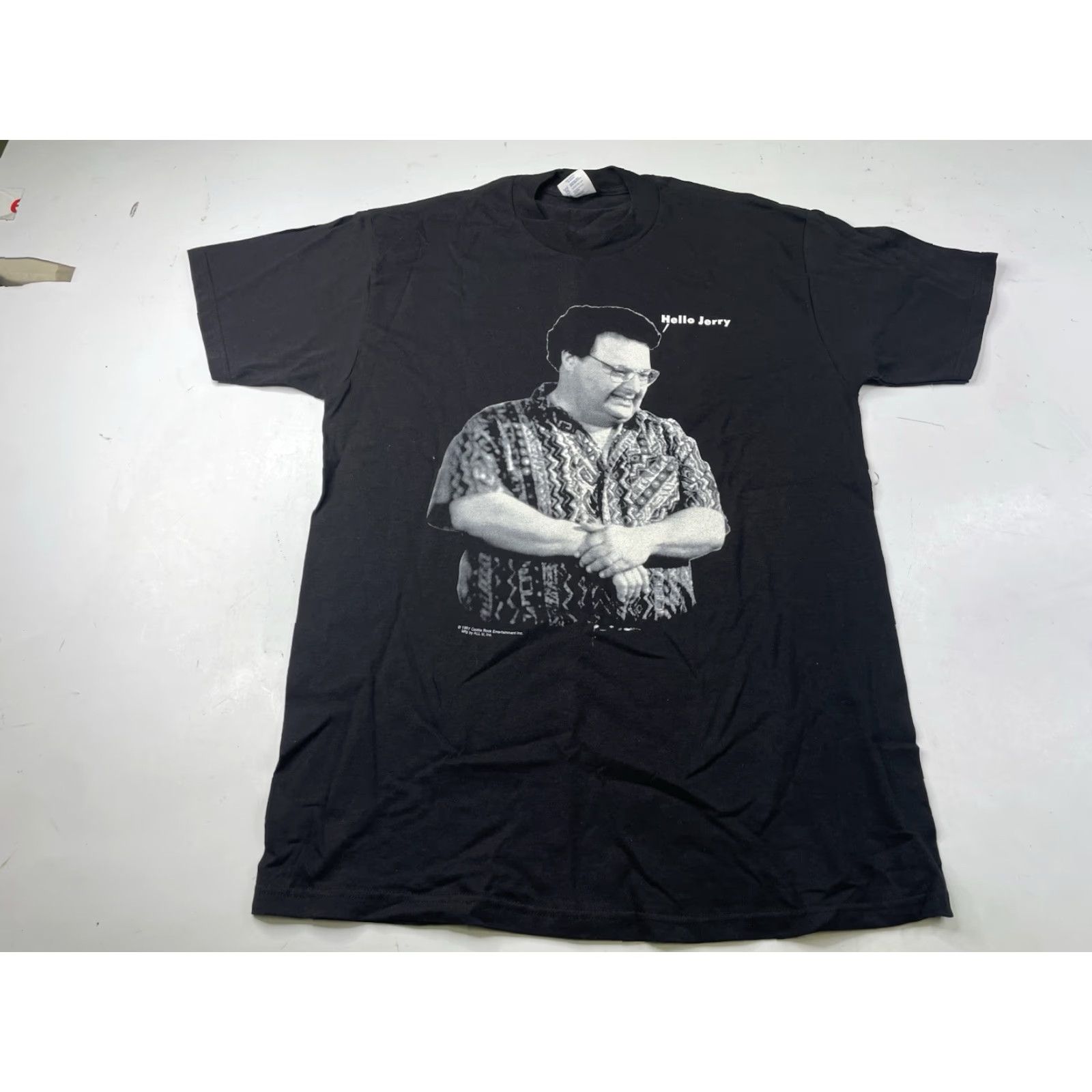 Delta VINTAGE 1996 Seinfeld T Shirt Hello Newman Black Mens L Double-Sided Shirts Mens Size US L / EU 52-54 / 3 - 2 Thumbnail