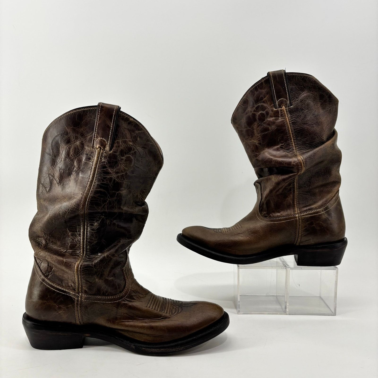 Other Double H Men's Size 9 Slouch Cowboy Western Boots DH3275 Size US 9 / IT 39 - 8 Thumbnail