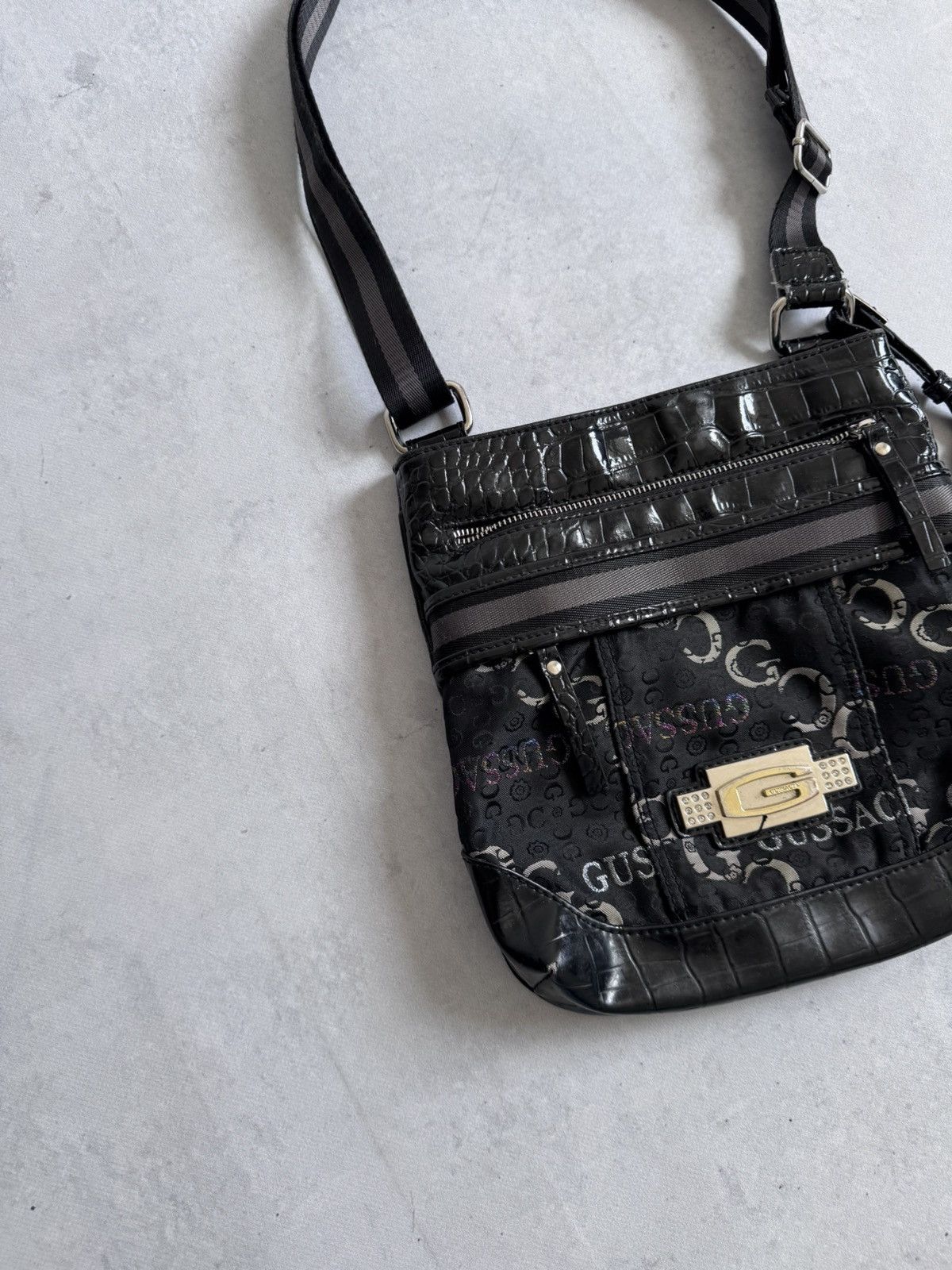 Other Vintage Gussaci Monogram Y2K Women’s Avant-Gard Tote Bag Size ONE SIZE - 2 Thumbnail