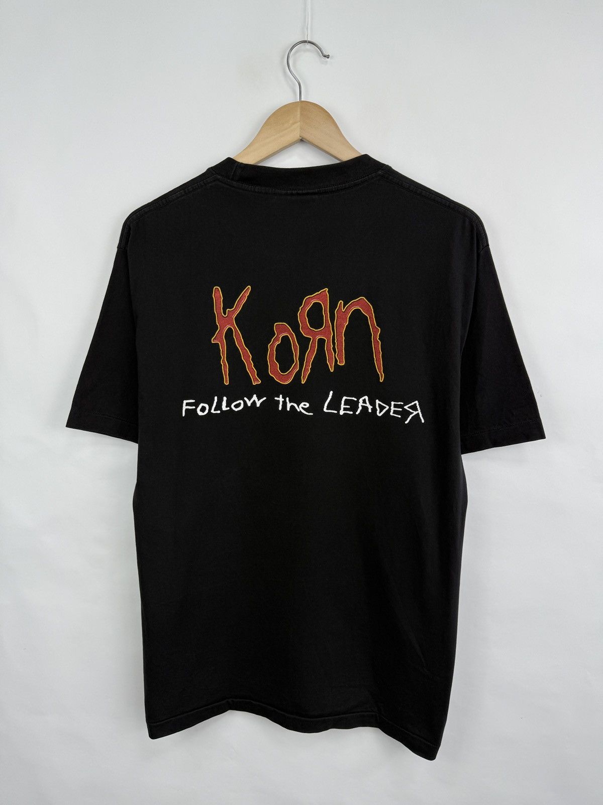 Band Tees 🇺🇸 Vintage 90s Korn Rock Band T-Shirt Rare Retro Hype Y2K Size US M / EU 48-50 / 2 - 9 Thumbnail