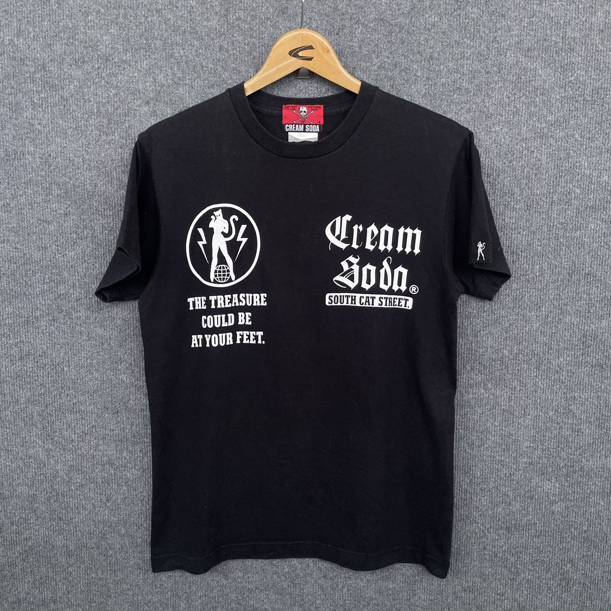 If Six Was Nine × Japanese Brand × Seditionaries Cream Soda Black Cat Seditionaries Ifsixwasnine T Shirt Size US S / EU 44-46 / 1 - 7 Thumbnail
