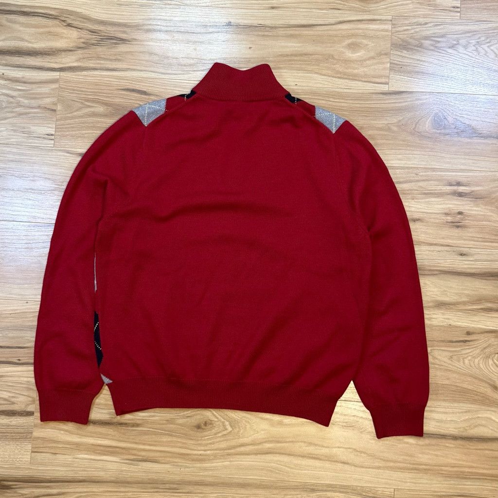 Brooks Brothers Brooks Brothers Men’s L Argyle 1/4 Zip Sweater Size US L / EU 52-54 / 3 - 2 Thumbnail