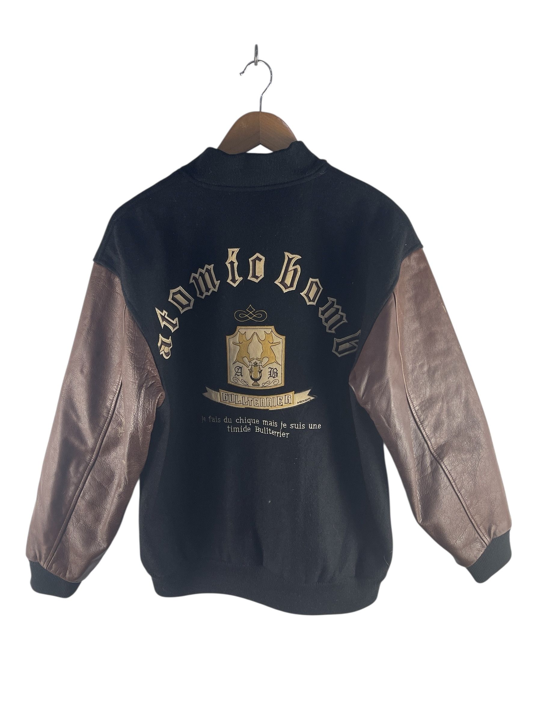 Vintage A-Bomb Super Dog Archive Varsity Jacket – Leather Sleeve Size US L / EU 52-54 / 3 - 1 Thumbnail