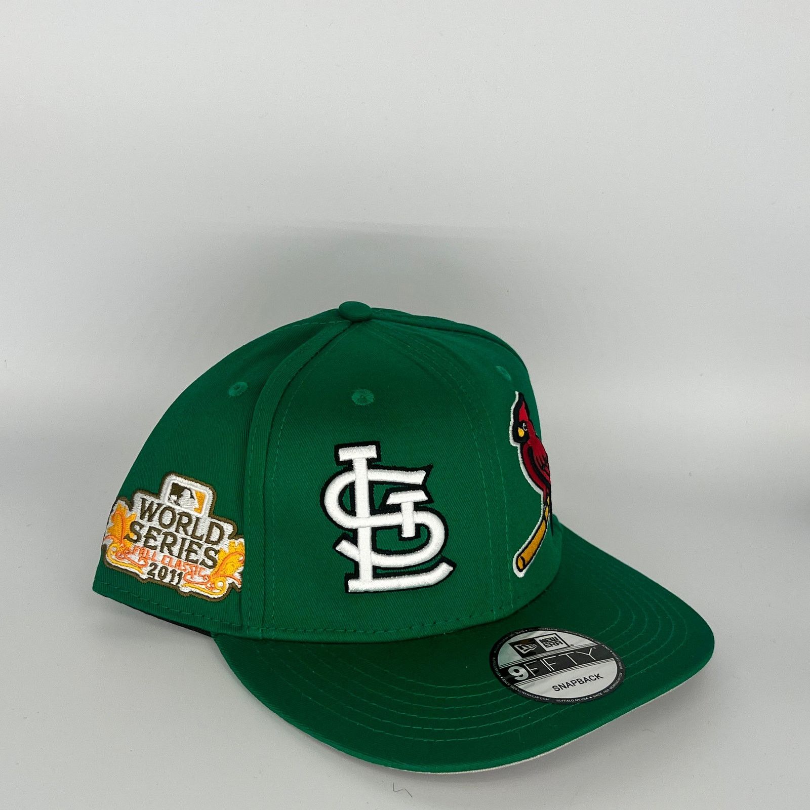 New Era Green St. Louis Cardinals 2011 World Series 100th Anniv Size ONE SIZE - 1 Thumbnail