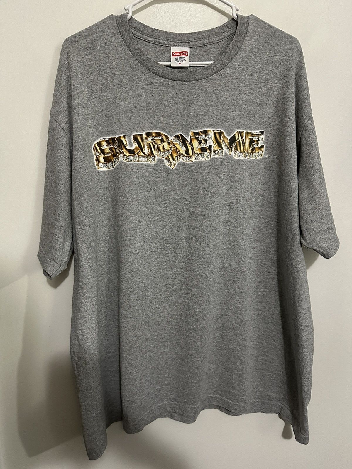 Tシャツ・カットソー Supreme Diamonds T-Shirt Black Supreme Diamonds Tee Black » Sneakers Joint