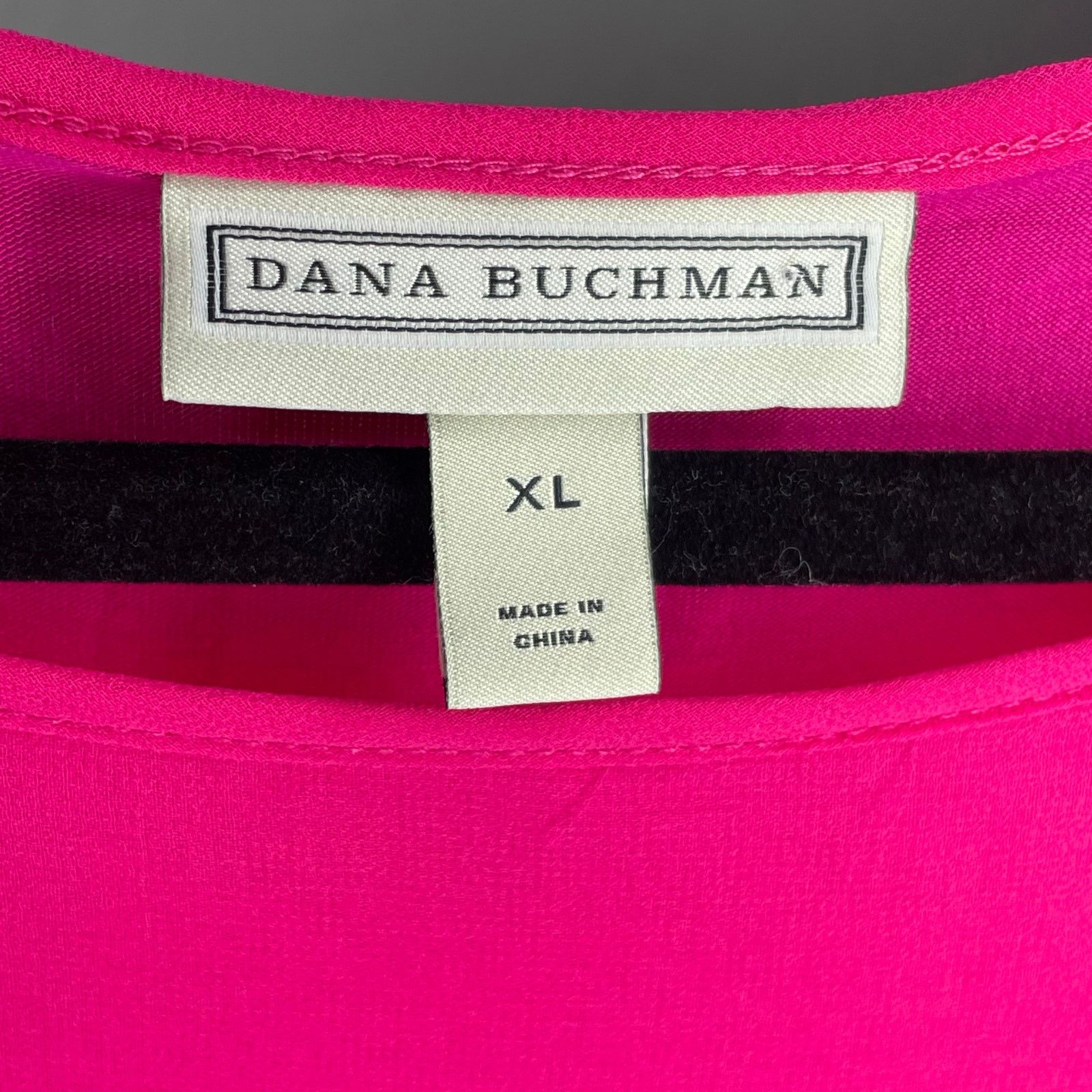 Other NWOT Dana Buchman Hot Pink Blouse Size XL / US 12-14 / IT 48-50 - 6 Thumbnail