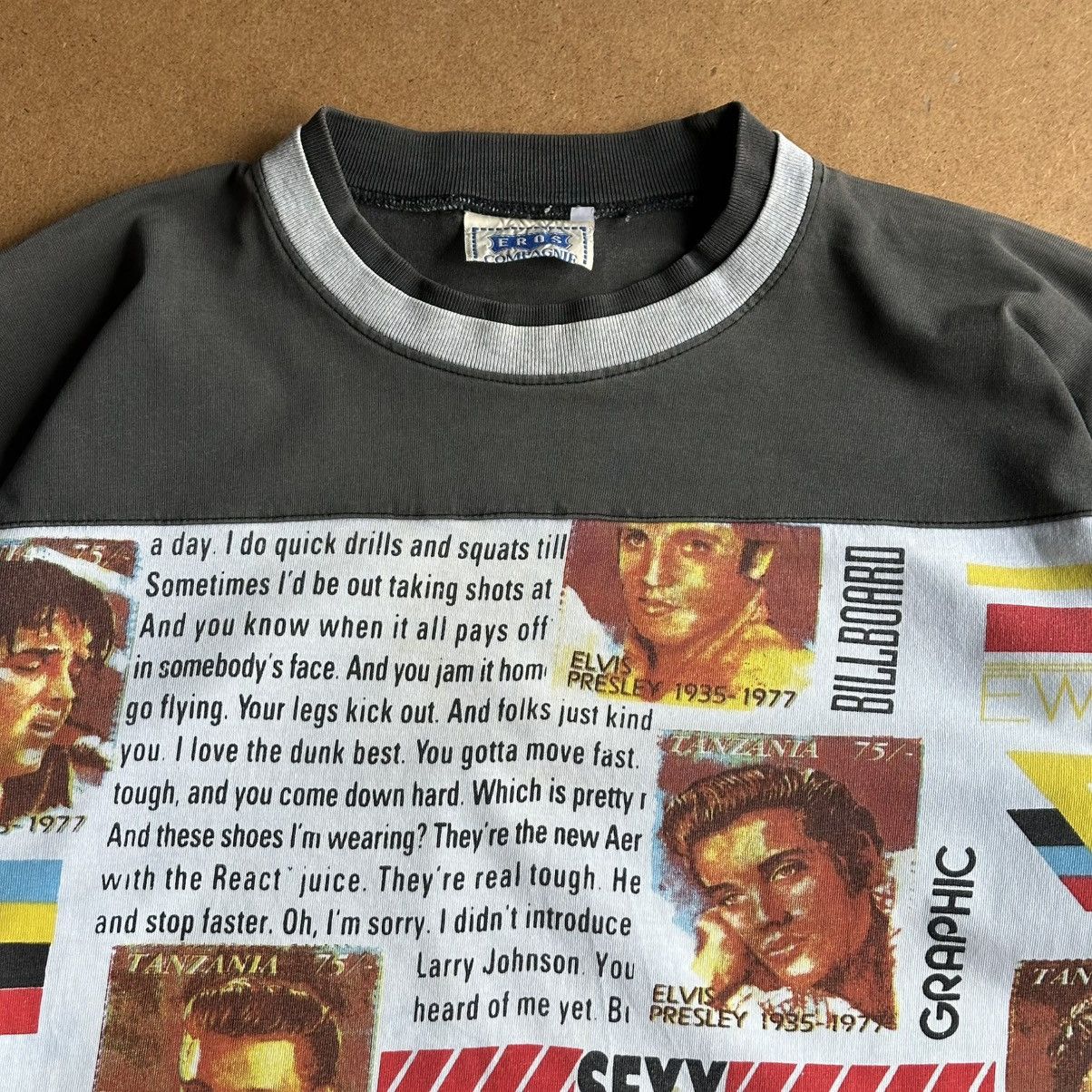Band Tees Vintage 90s Edos Elvis Presley Graphic Single Stitch Tee Size US M / EU 48-50 / 2 - 2 Thumbnail