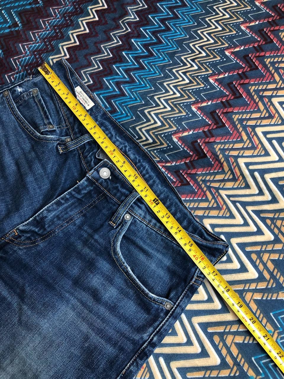 Levi's × Levi's Vintage Clothing Vintage 90s Levis 511 Blue Wash Distressed Style Jeans Size US 33 - 13 Thumbnail