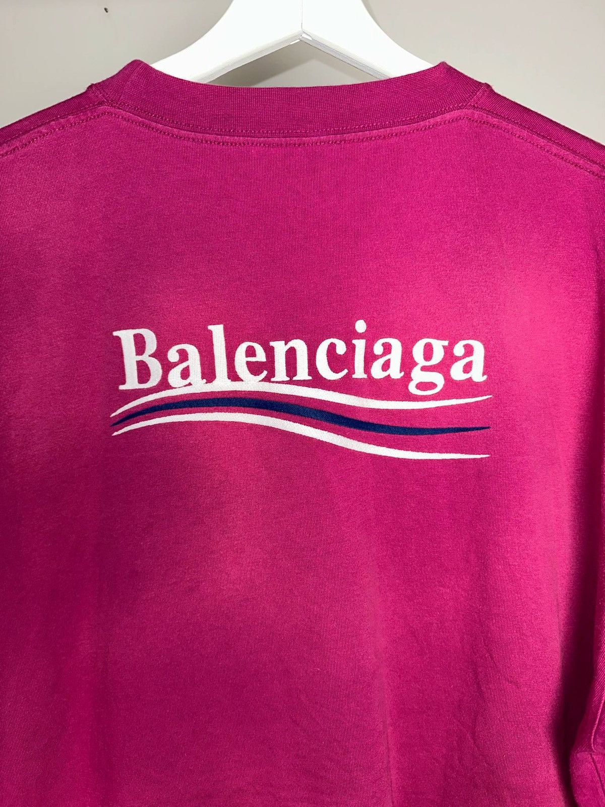 Balenciaga Balenciaga campaign pink tee Size US XS / EU 42 / 0 - 5 Thumbnail