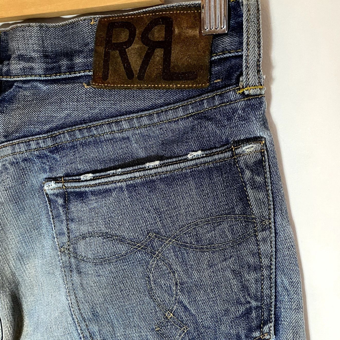 RRL Ralph Lauren RRL Double RL Ralph Lauren Selvedge Slim Boot Jeans 31x30 Size US 31 - 9 Thumbnail