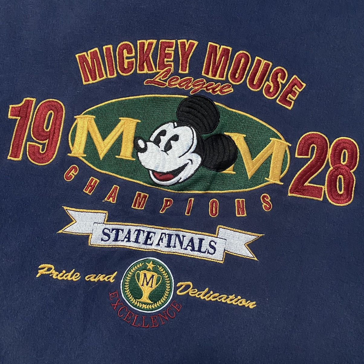 Disney Vintage Mickey Mouse Disney Varsity Jacket Size US L / EU 52-54 / 3 - 6 Thumbnail