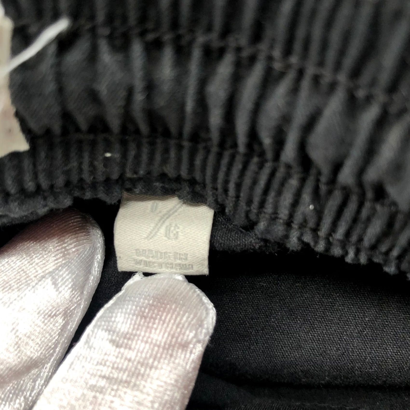 Urban Outfitters VINTAGE? No. Urban Outfitters Standard Cloth Cargo Jogger Pants Mens XL Black Pull On Size US 36 / EU 52 - 4 Thumbnail