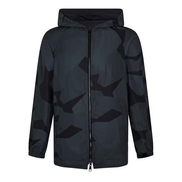 image of Neil Barrett O1G2R1Mq0424 Reversible Hoodies Bomber In Black & Grey in Black/Grey, Men's (Size 2XL)