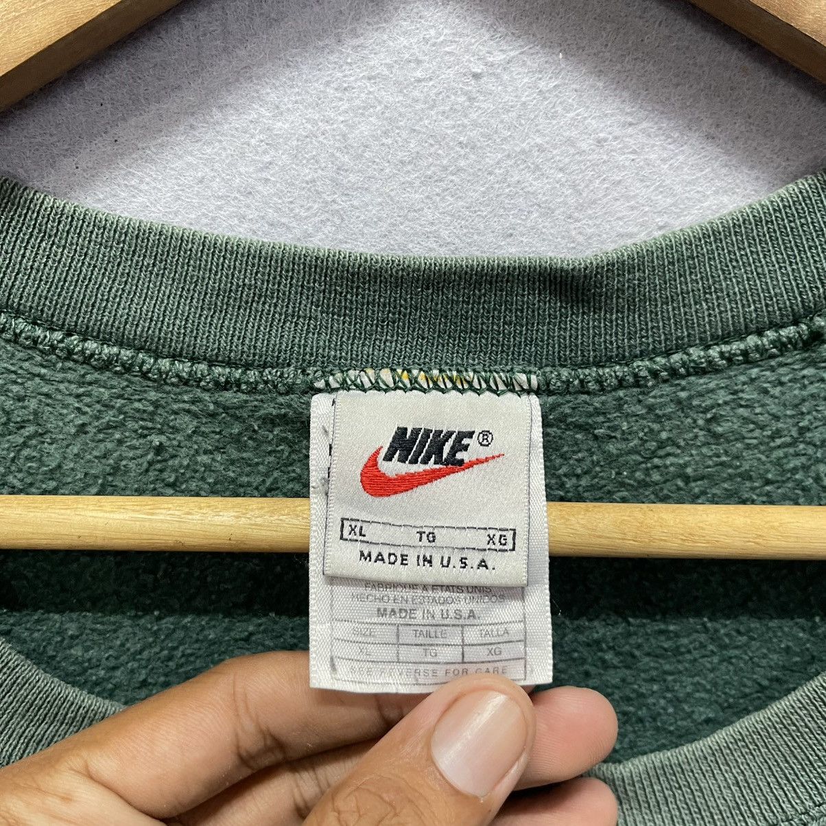 Nike Vintage Nike USA Made Swoosh Embroidered Sweatshirt XL Size US XL / EU 56 / 4 - 7 Thumbnail
