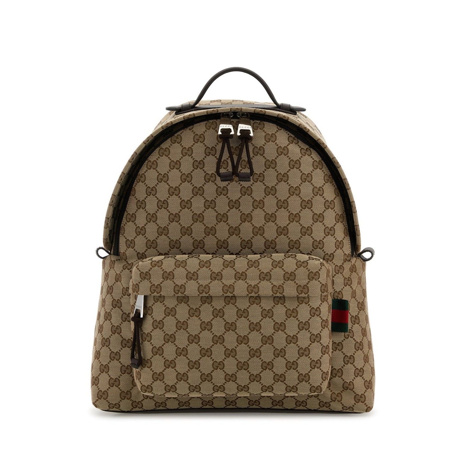 Gucci GUCCI GG Brown Fabric Backpack New & Authentic Size ONE SIZE - 1 Thumbnail