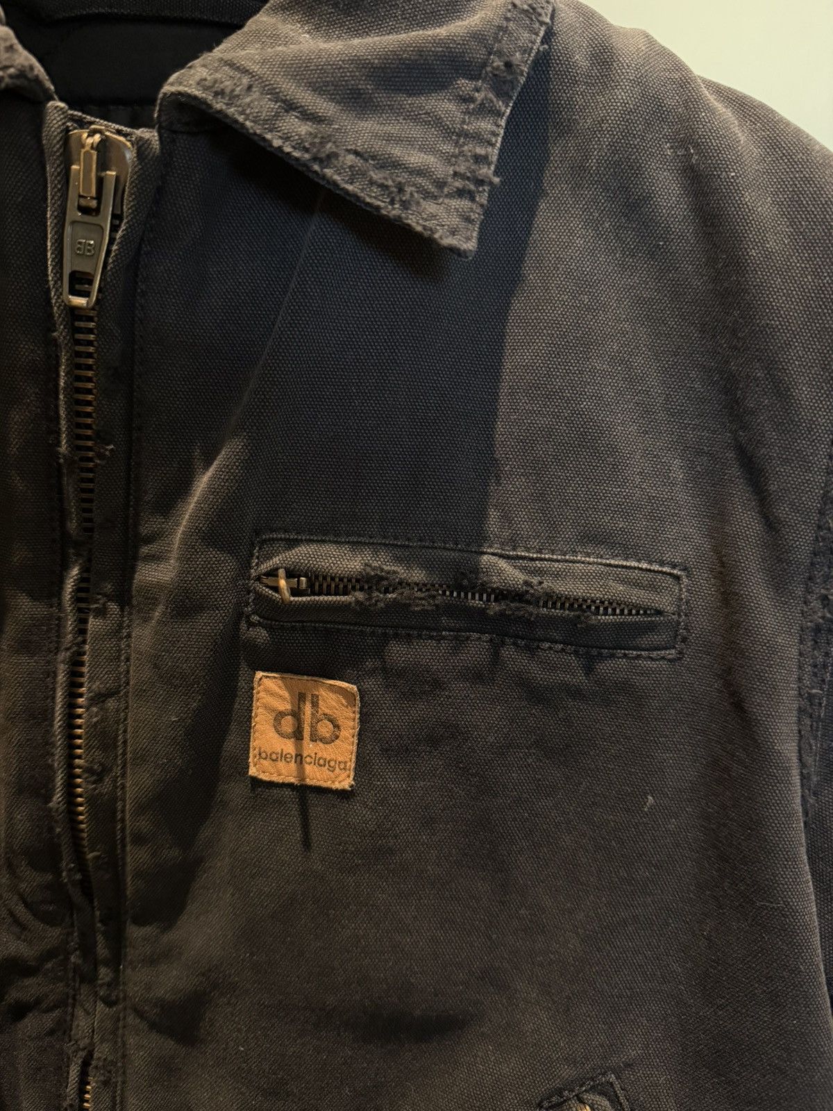 Balenciaga Double B Shrunk Workwear Parka Size US M / EU 48-50 / 2 - 2 Thumbnail