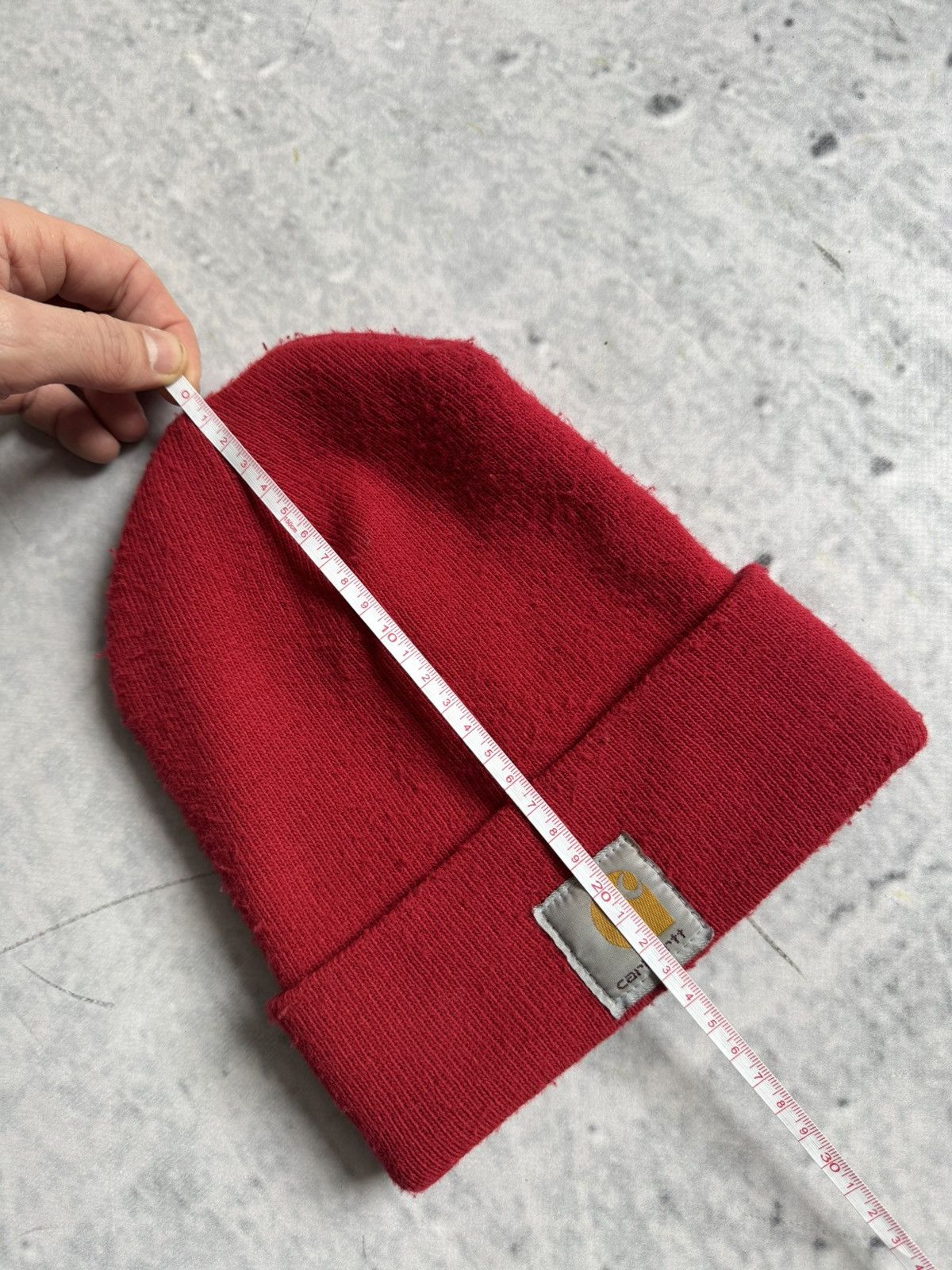 Vintage 😍Red Carhartt vintage 00s beanie unisex Size ONE SIZE - 6 Thumbnail