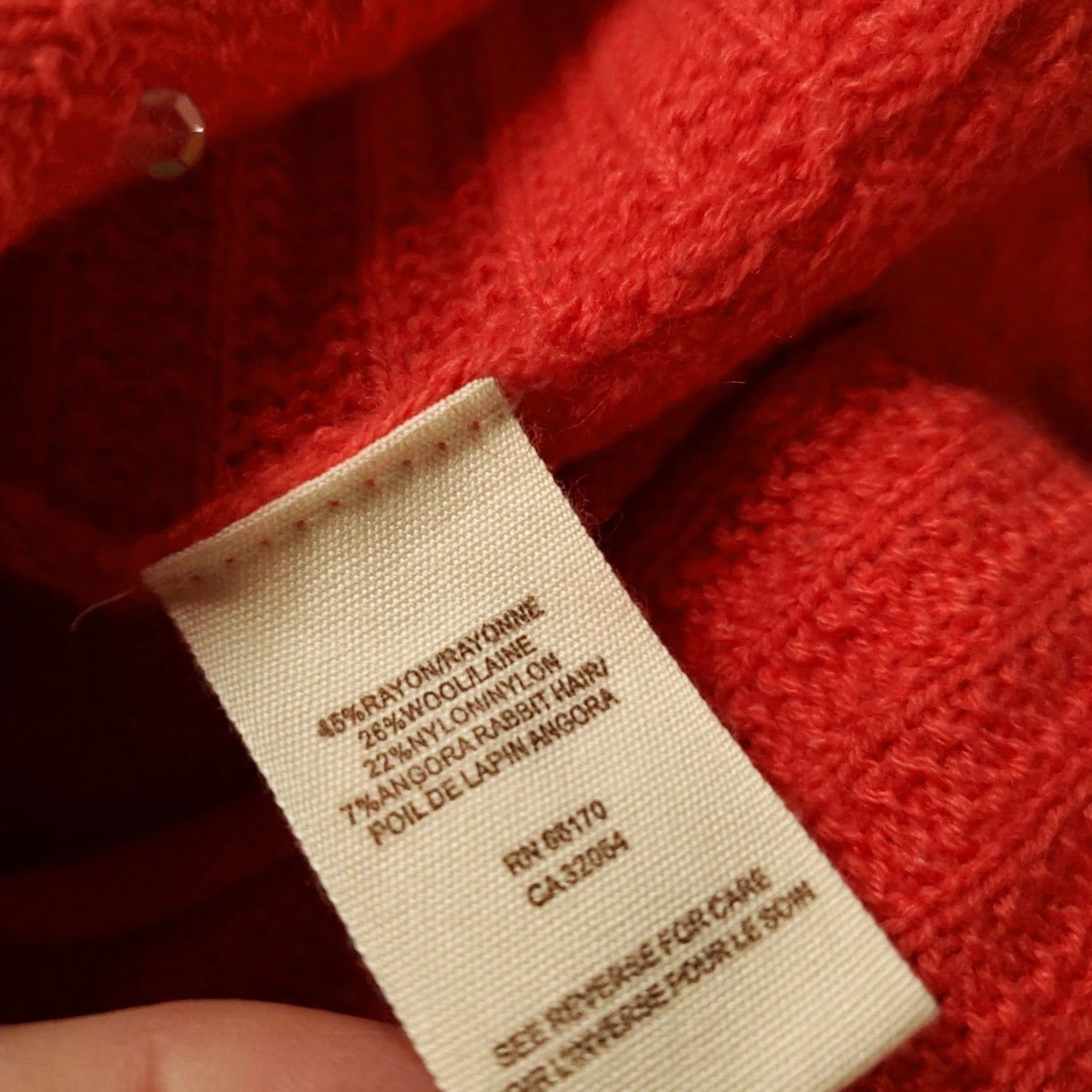 Free People VINTAGE Free People Sweater Women's Small Oversized Knit Pullover Bohemian Fall Winter Orange Size S / US 4 / IT 40 - 6 Thumbnail