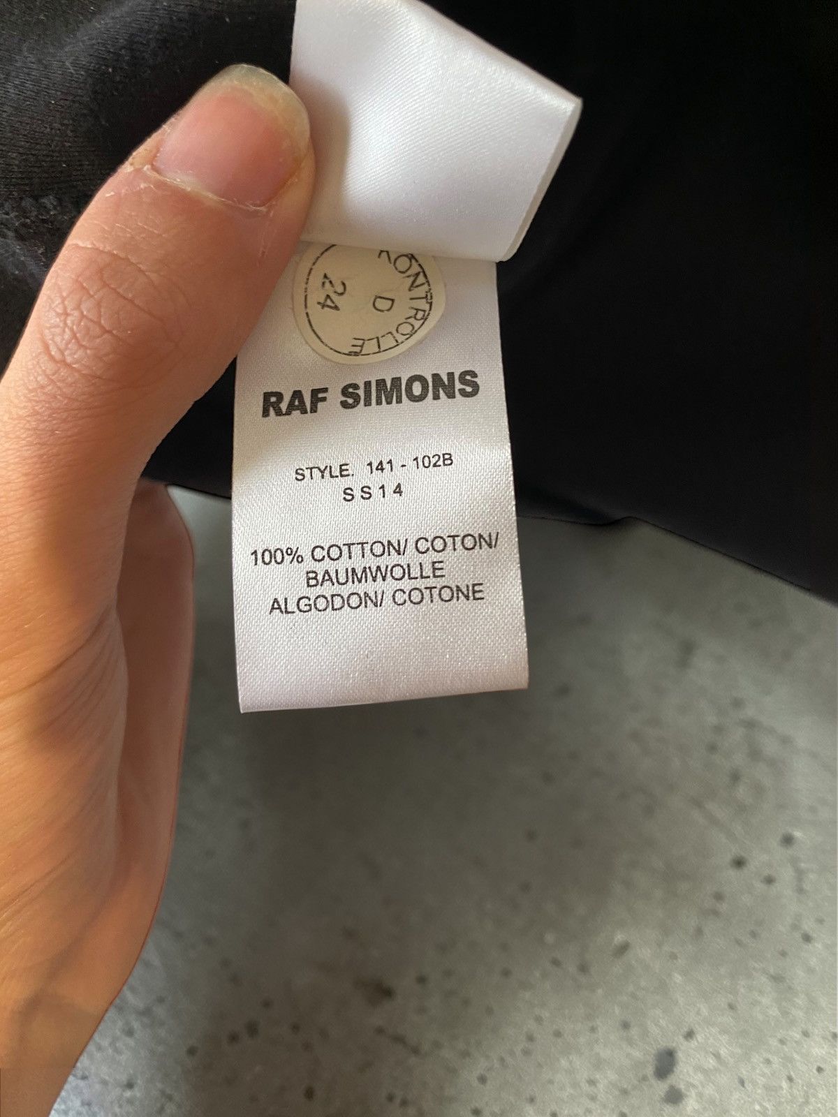 Raf Simons Raf Simons “New Silhouette” SS14 Tee Size US M / EU 48-50 / 2 - 6 Thumbnail