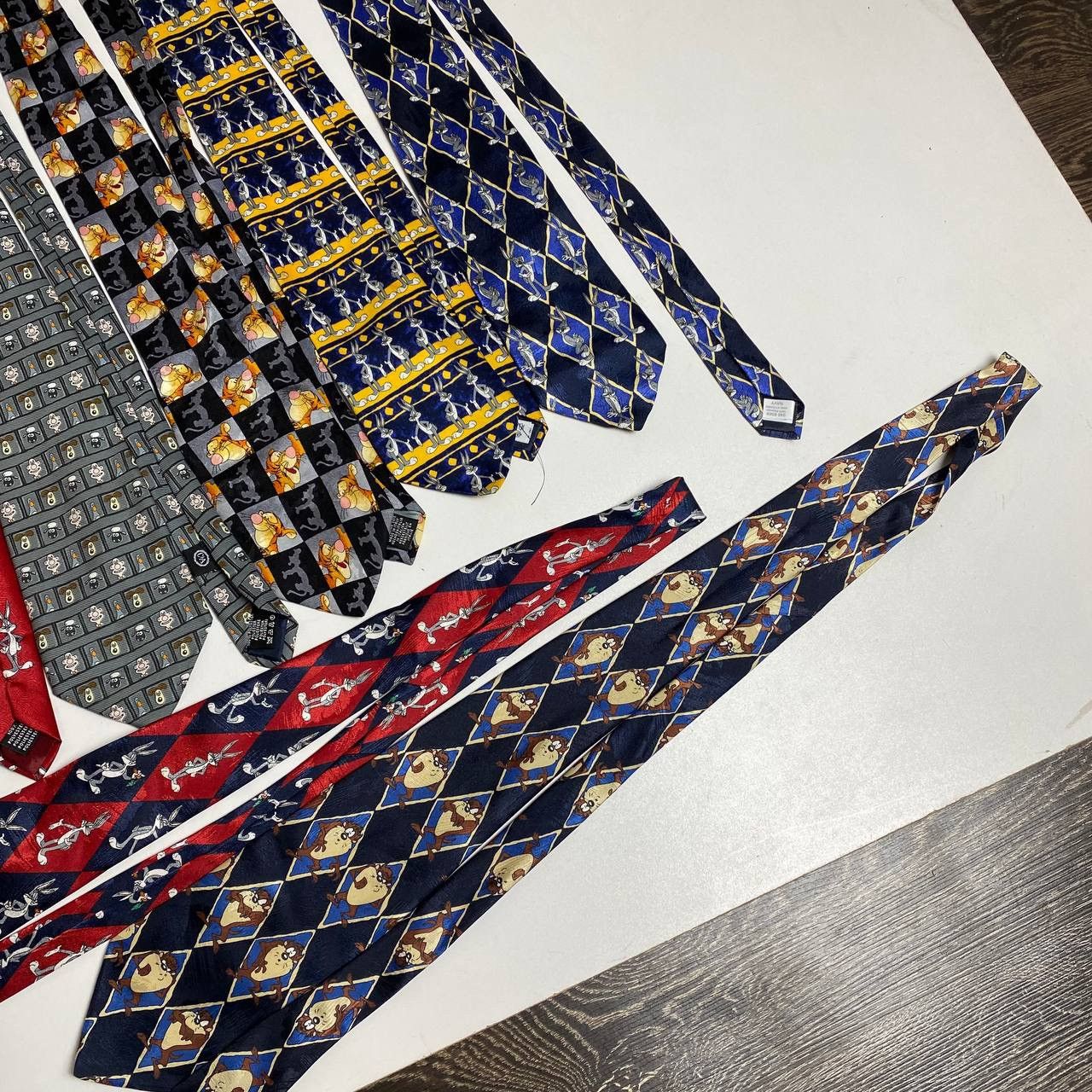 Disney Lot 10 ties Vintage Movie Disney Size ONE SIZE - 2 Thumbnail