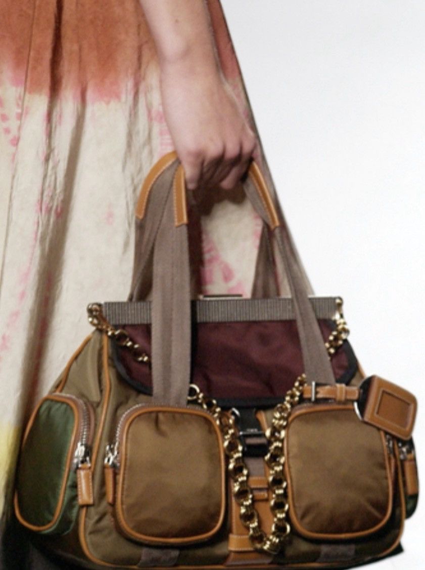 Prada Prada SS04 Runway Tessuto Active Frame Bag Size ONE SIZE - 10 Thumbnail