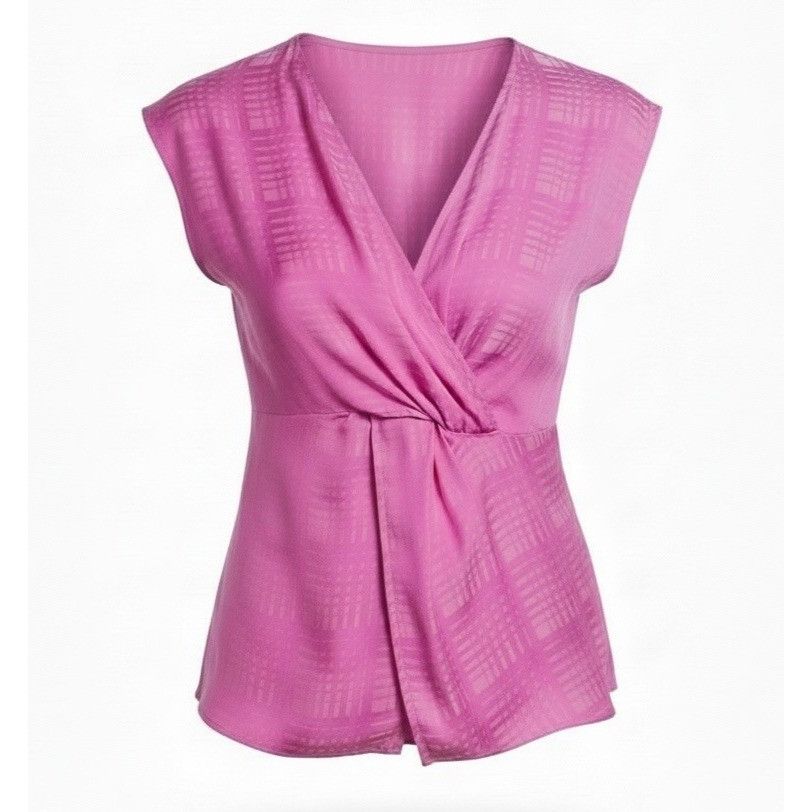 Other Halogen Twist Front Top, Pink Rosebud, Sz. M Size M / US 6-8 / IT 42-44 - 1 Thumbnail