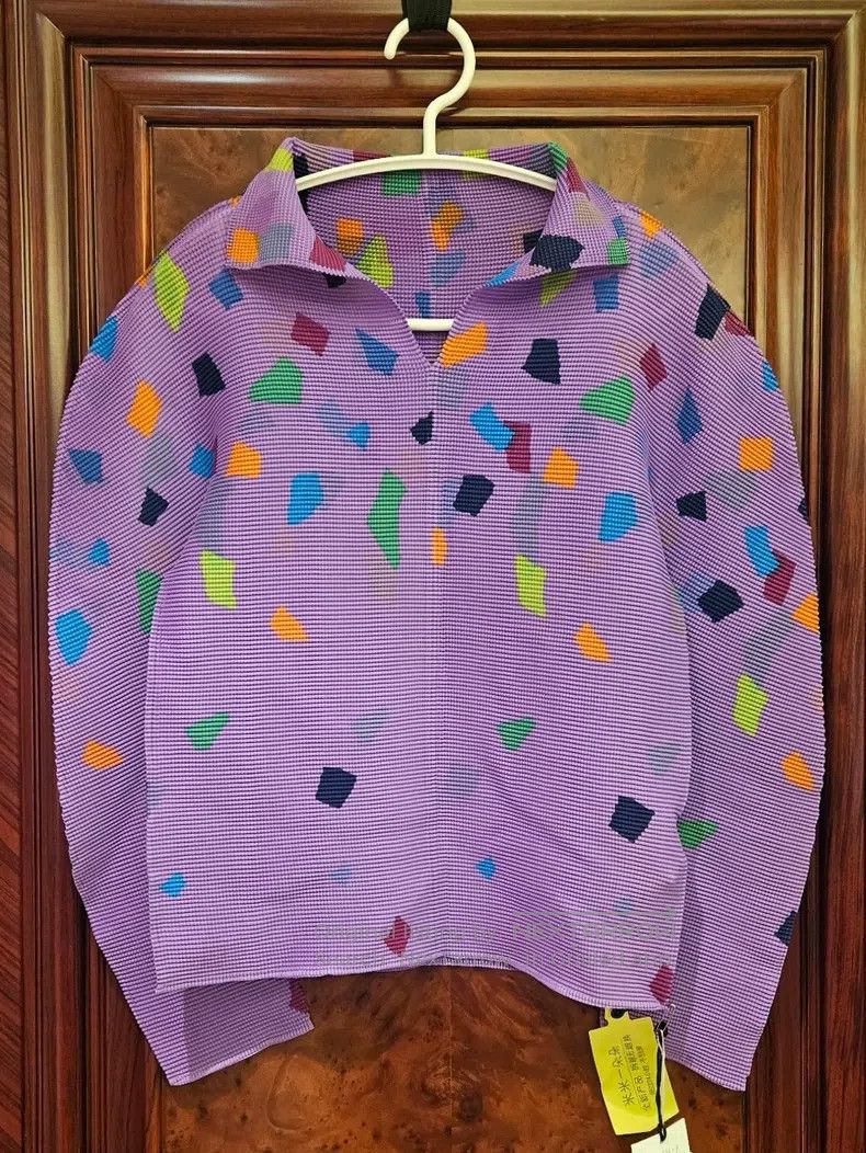Issey Miyake Issey Miyake size:one size Purple Confetti Series Lapel To Size XXS / US 00 / IT 34 - 3 Thumbnail